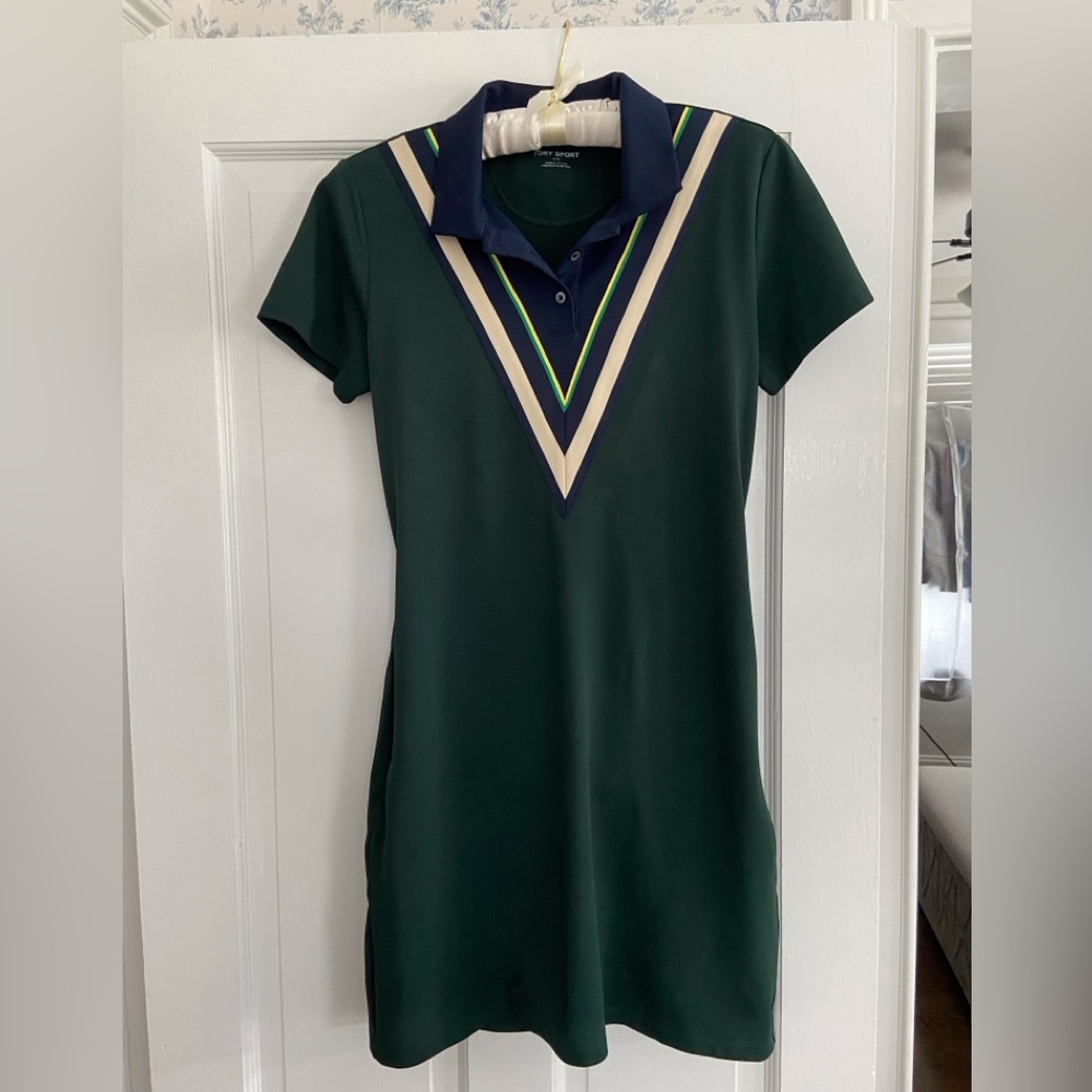 Tory Burch Chevron Polo Dress